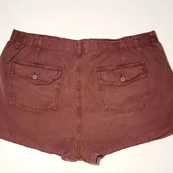 Aerie American Eagle AE Wander Shorts Dark Brown Find Happy Everywhere XXL. NWT - Picture 2 of 13